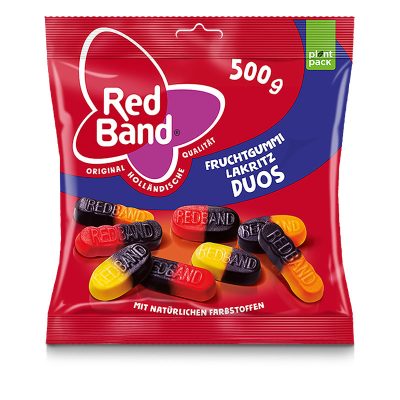 Red Band Fruchtgummi Lakritz Duos Family Beutel 500g