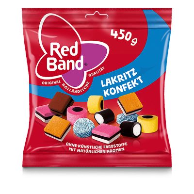 Red Band Lakritz Konfekt Family Beutel 450g